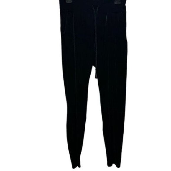 Commando Womens Velvet Jogger Pants Size Small Black - Picture 2 of 7